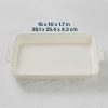 Pyrex Pyrex® 4QT 10" x 15" Rectangular Ceramic Baking Dish