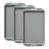 Pyrex Pyrex® Metal Bakeware 3-Piece Large Cookie Sheet Set in Sage