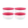 Pyrex Pyrex® Simply Store® 8-piece Glass Food Storage Container Set with Red Lids