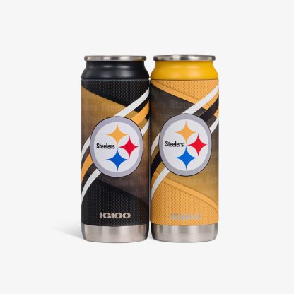 Igloo Pittsburgh Steelers Home & Away 16 Oz Can 2-Pack